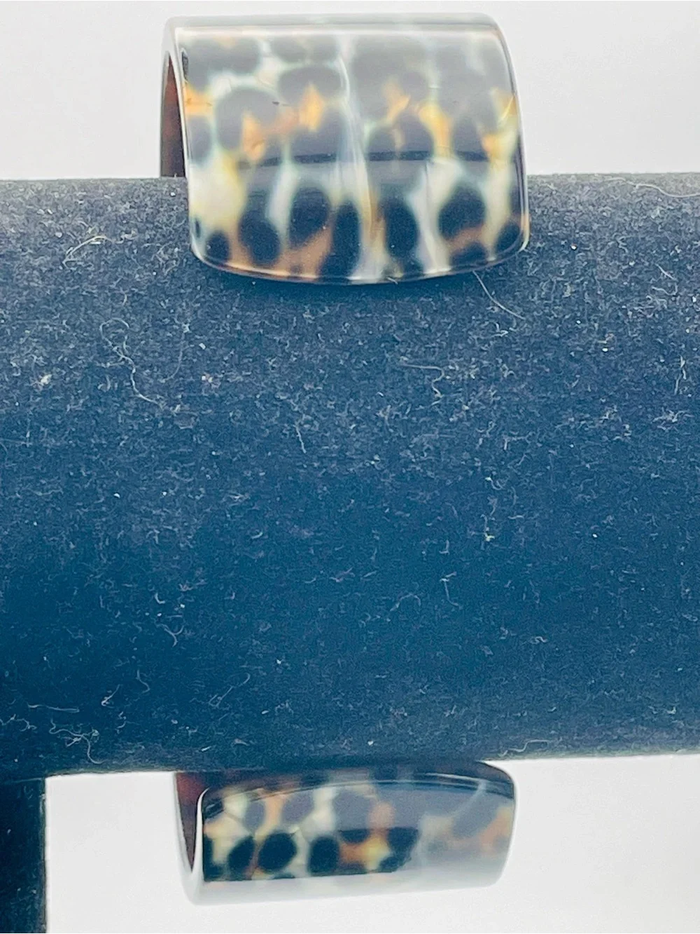 Geneva Leopard Square Face Watch with Gold Trim